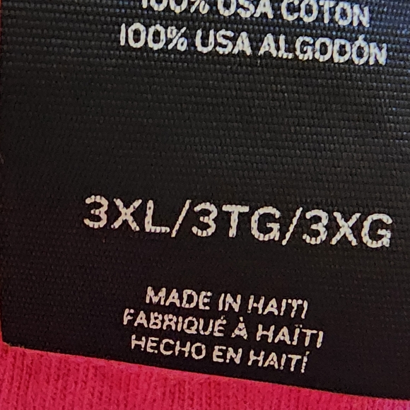 3X Hanes "I'm Jooked on Minnie" T-Shirt in Hot Pink - Picture 3 of 3